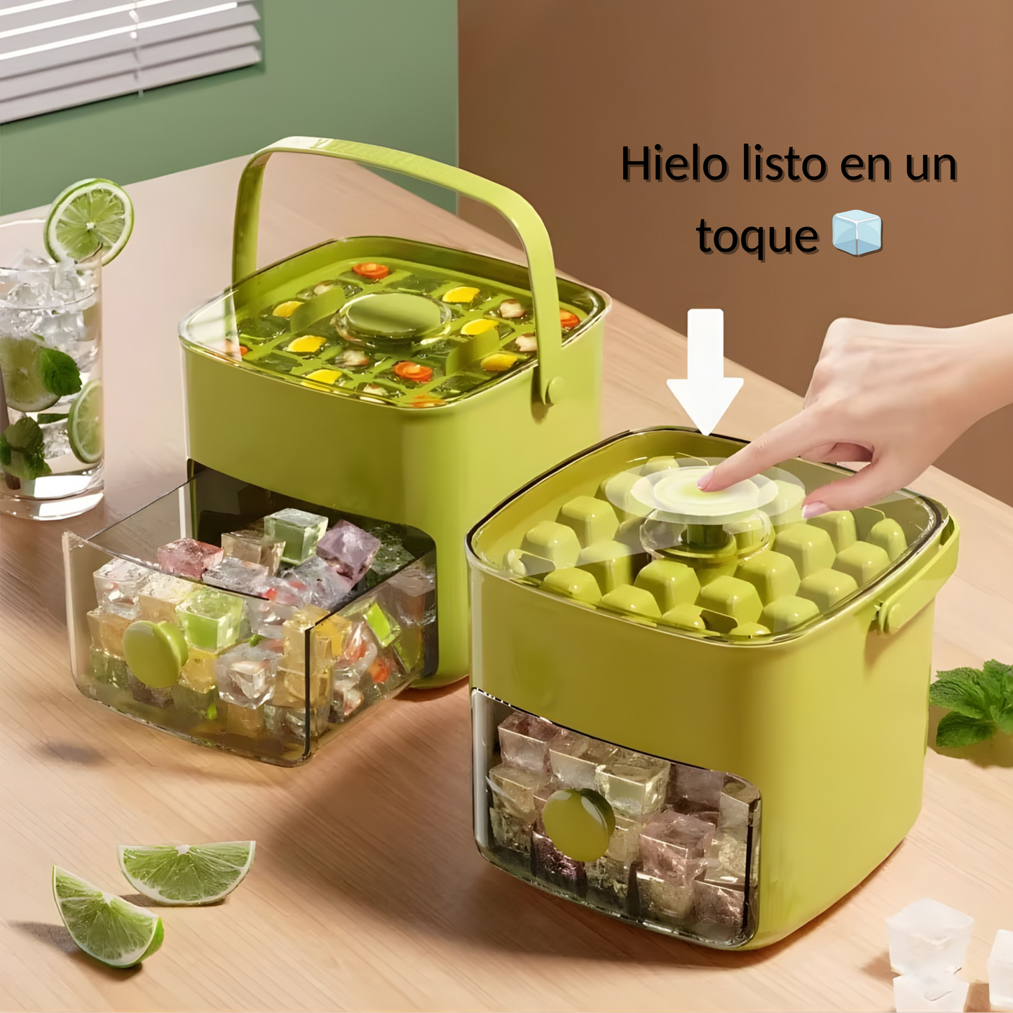 Molde de 48 Cubos de Hielo